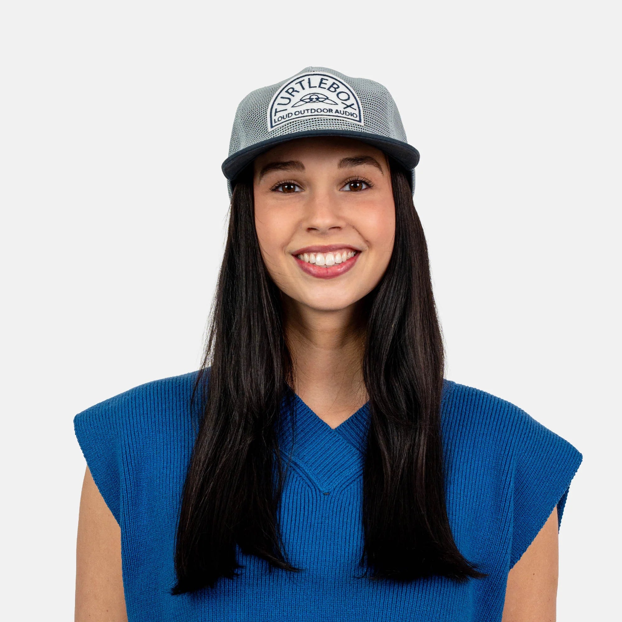 All Mesh Blue Cap